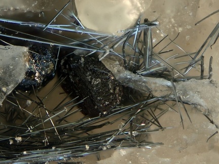 Stibine Sphalerite -  La Bessade  mine - Mercoeur - Haute-Loire 