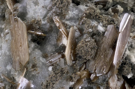 Brookites  Rutile - La Biettaz - Celliers -  Massif de la Lauzière - Savoie