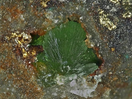 Annabergite - Puy Merle - Saint-Polycarpe - Limoux - Aude