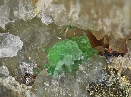 Annabergite - Puy Merle - Saint-Polycarpe - Limoux - Aude