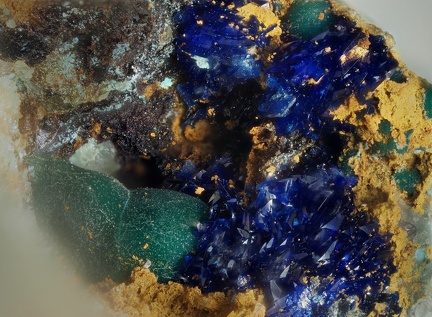 Azurite Malachite Puy Merle - Saint-Polycarpe - Limoux - Aude