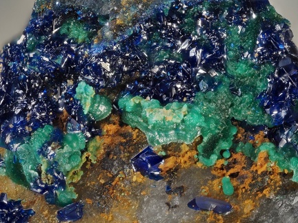 Azurite Malachite - Puy Merle - Saint-Polycarpe - Limoux - Aude