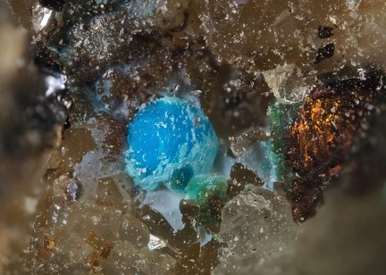 Richelsdorfite - Puy Merle - Saint-Polycarpe - Limoux - Aude