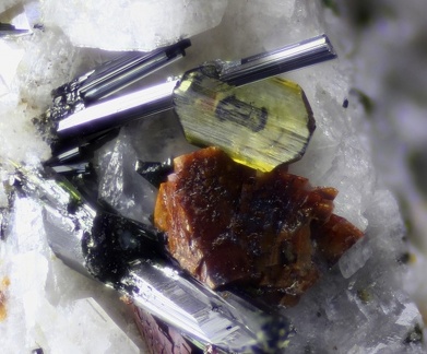 Brookite Aegirine - Bras de Cilaos - Cilaos - La Réunion