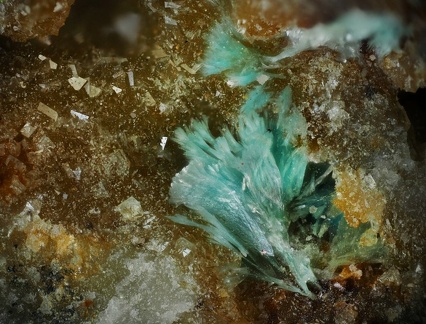 Aurichalcite – Mine Couloumier – Auzat – Foix - Ariège