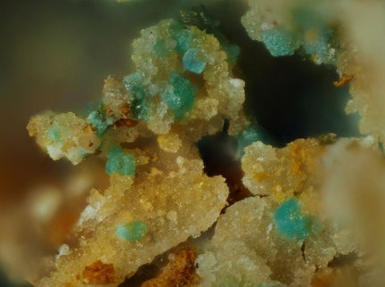 Schulenbergite – Mine Couloumier – Auzat – Foix - Ariège