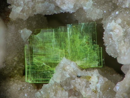Autunite - Montebras (Carrière) - Soumans - Creuse
