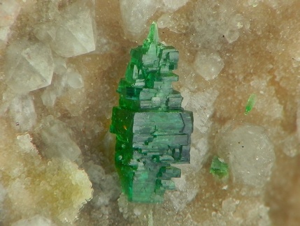 Torbernite - Montebras (Carrière) - Soumans - Creuse