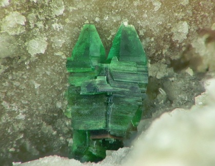 Torbernite - Montebras (Carrière) - Soumans - Creuse