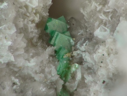 Torbernite - Montebras (Carrière) - Soumans - Creuse