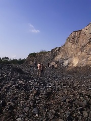  Carrière de basalte au sommet du Pic de Bussiol
