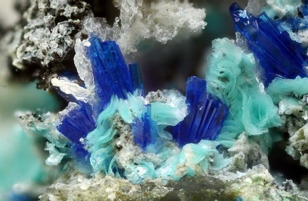 Linarite Schulenbergite - Propières - Beaujeu - Rhône