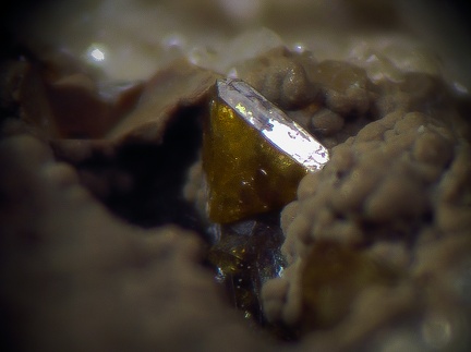 Pharmacosiderite - Le Tistoulet - Padern - Aude
