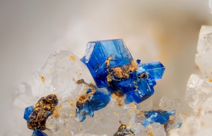 Linarite - Mine de la Rouvière - Sainte-Marguerite-Lafigère - Ardèche