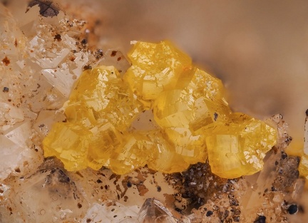 Mimétite - Mine de la Rouvière - Sainte-Marguerite-Lafigère - Ardèche