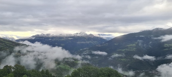 Premières neiges sur les sommets du Beaufortin