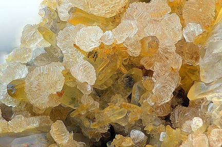 Hémimorphite Calcite - Carrière de Birrity - Arbouet-Sussaute - Pyrénées-Atlantiques