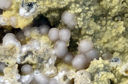 Strengite Wavellite - Carrière de Birrity - Arbouet-Sussaute - Pyrénées-Atlantiques