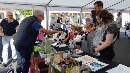 Stand AFM au  festival du musée du "Mange Cailloux"  à Mortagne-sur-Sèvre 