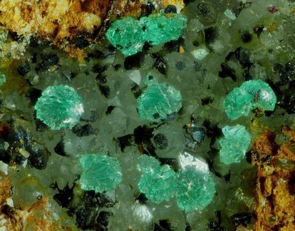 n°134081 - Adamite-Cu - La Rabasse - Avène - Béziers - Hérault