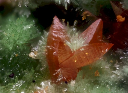 Wulfénite Pyromorphite - Glanges - Haute-Vienne