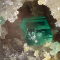 Torbernite - Chaméane - Le Vernet-Chaméane - Puy-de-Dôme 