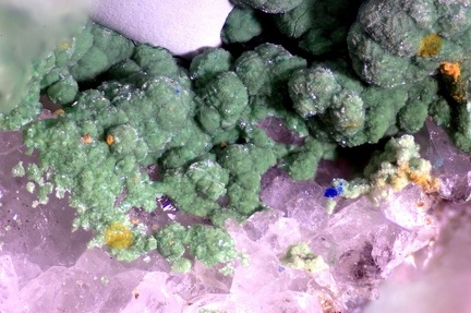 Tyrolite - Hubac de Jourdan (mine)  - Daluis  - Nice - Alpes-Maritimes 