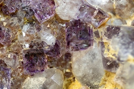 Fluorite - mine du col des 3 Termes - Fréjus - Var