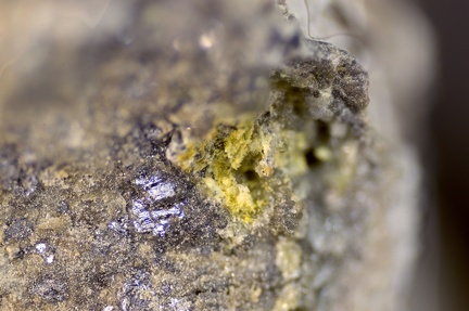 Greenockite - Veine Les Turcs - Mines d'Orpierre - Orpierre - Gap - Hautes-Alpes