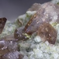 Axinite Epidote - Le Cornillon - Le Bourg d'Oisans - Isère
