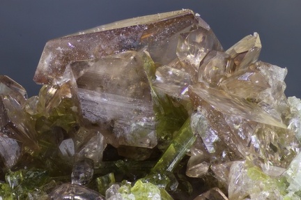 Axinite Epidote - Le Cornillon - Le Bourg d'Oisans - Isère