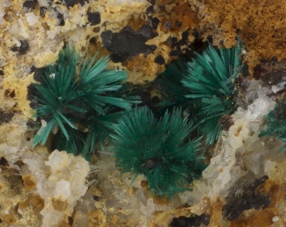 n° 168098 - Malachite Quartz Dolomite - St Nicolas(Mine) - Steinbach - Haut-Rhin 