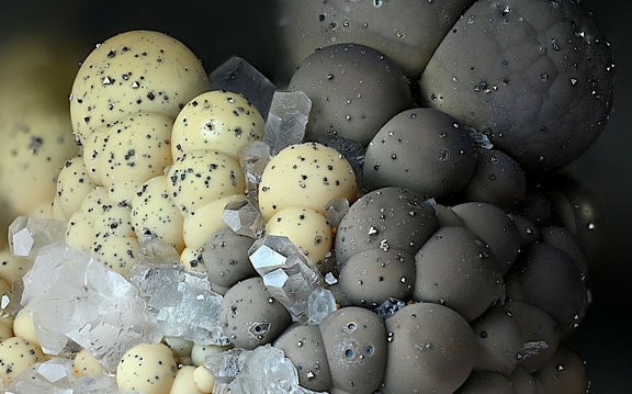 Sphalerite  Pyrite Calcite - Carrière de La Caravantié - Peyrebrune - Montredon-Labessonnié - Castres - Tarn