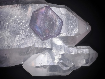 Fluorite Quartz - Creuzeval - St Didier sur Beaujeu - RhôneCreuzeval - champ 5-TR