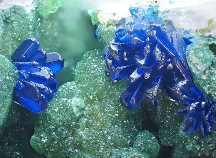 Adamite Azurite -  Col De Saint Estèbe - Montgaillard - Aude 