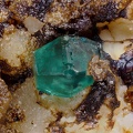 Torbernite - Carrière des Carmes  - Lacapelle Bleys - Aveyron 