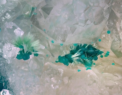 Cornwallite Mixite - Le Val d'Ajol - Faymont - Vosges 