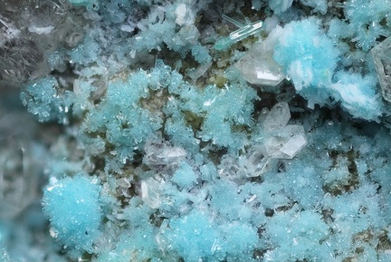 Caledonite - Baryte - Le Crozet - La Mine des Rats 