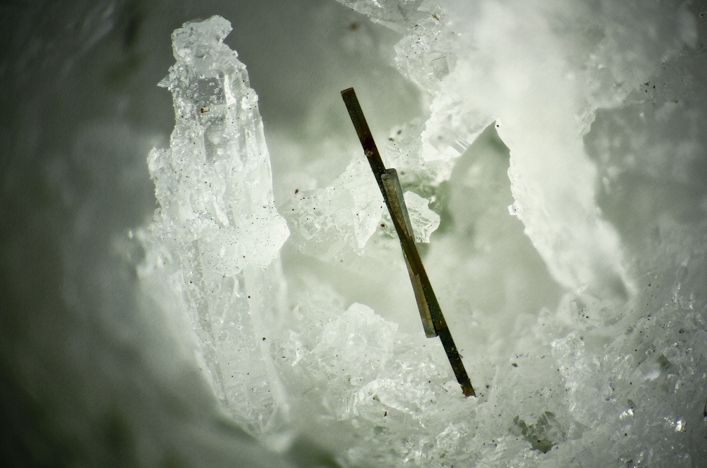 n°173136 - Pyrite, Var. longiforme, Quartz - Combe de la Balme - La Lauzière (Massif) - Savoie