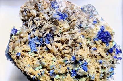 n°138191 - Quartz Azurite Malachite - Ruisseau de l'Infernet - Bourg d'Oisans - Isère