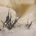 n°143129 - Bismuthinite, Quartz, Dolomite - Marsanges (Mines) - Langeac - Haute-Loire