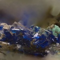 n°130119 - Azurite, Malachite, Baryte - Mas Dieu - Laval-Pradel - Gard