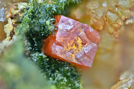 Crocoite Pyromorphite - Le Cantonnier - Nontron - Dordogne