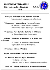 Plan Exposé - CRISTAUX et VOLCANISME