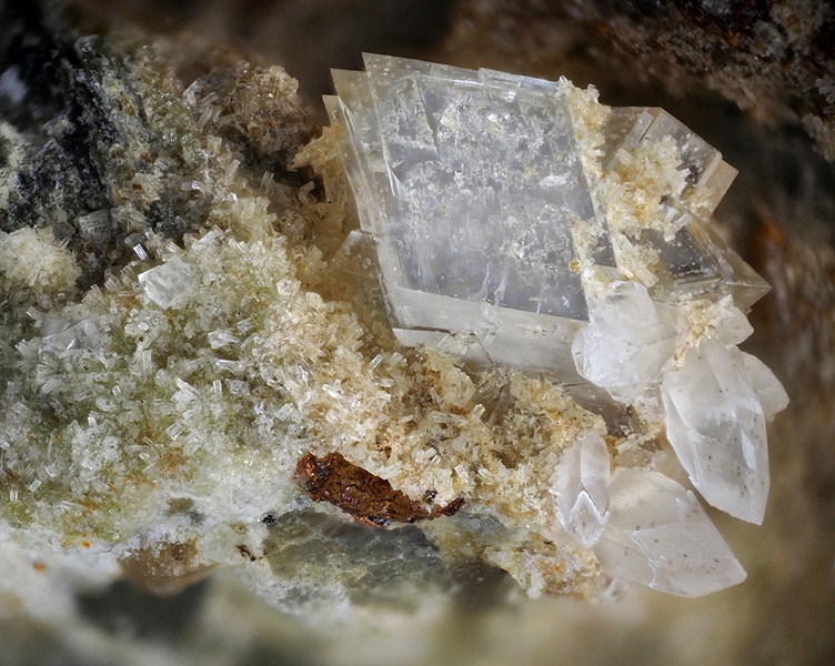 champ 2,5mm Chabazite Calcite Stellerite - La Mongie - Bagnères de Bigorre - Hautes Pyrénées champ 2,5.jpg