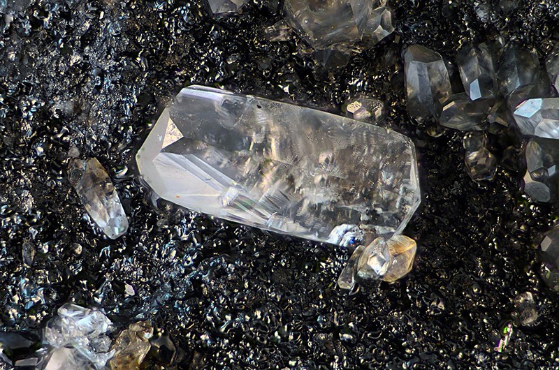 champ 7mm N°13674 Calcite-Quartz Birrity Quarry Arbouet-Sussaute Pyrénées-Atlantiques France - Champ 7mm Copyright Photo & Collection Pascale et Daniel Journet.jpg